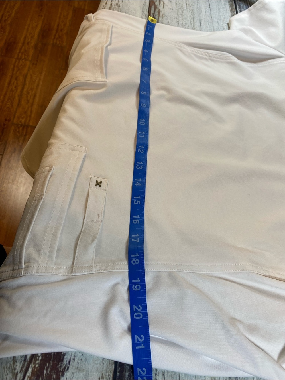 Cherokee iFlex V-Neck White Scrub Top 2XL Stretch Medical Uniform - Picture 10 of 12